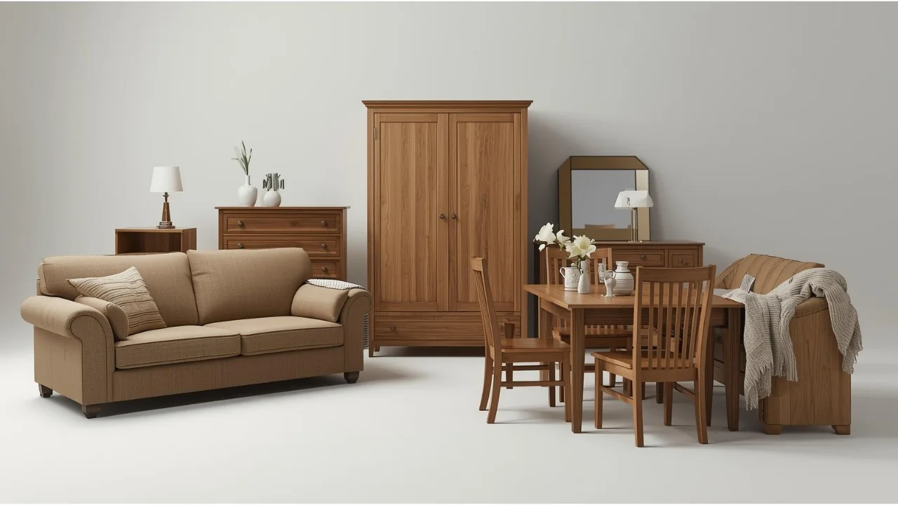Muebles de una mudanza