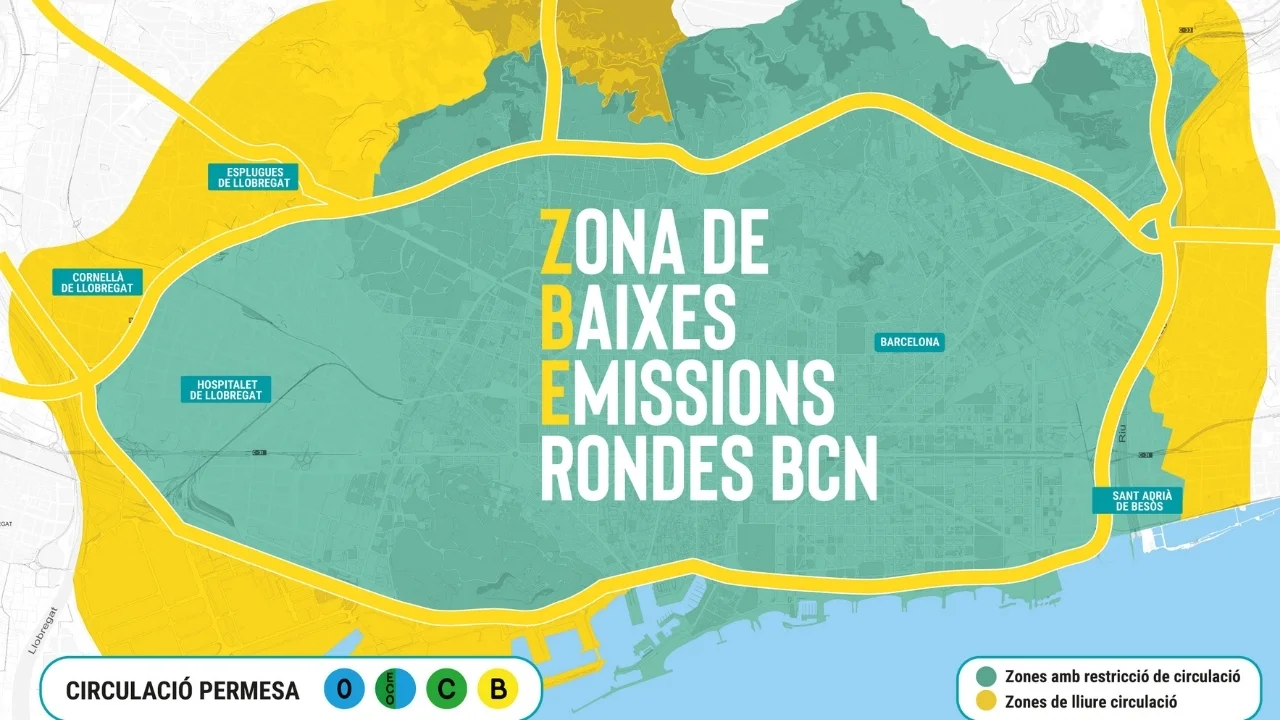 Mudarse a Barcelona Zona de bajas emisiones